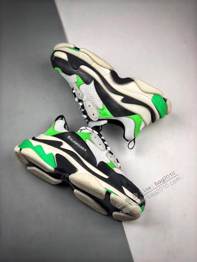 Balenciaga經典款男女鞋 巴黎世家頂級版本Triple-S 17老爹鞋 Balenciaga情侶款老爹鞋  hdbl1231